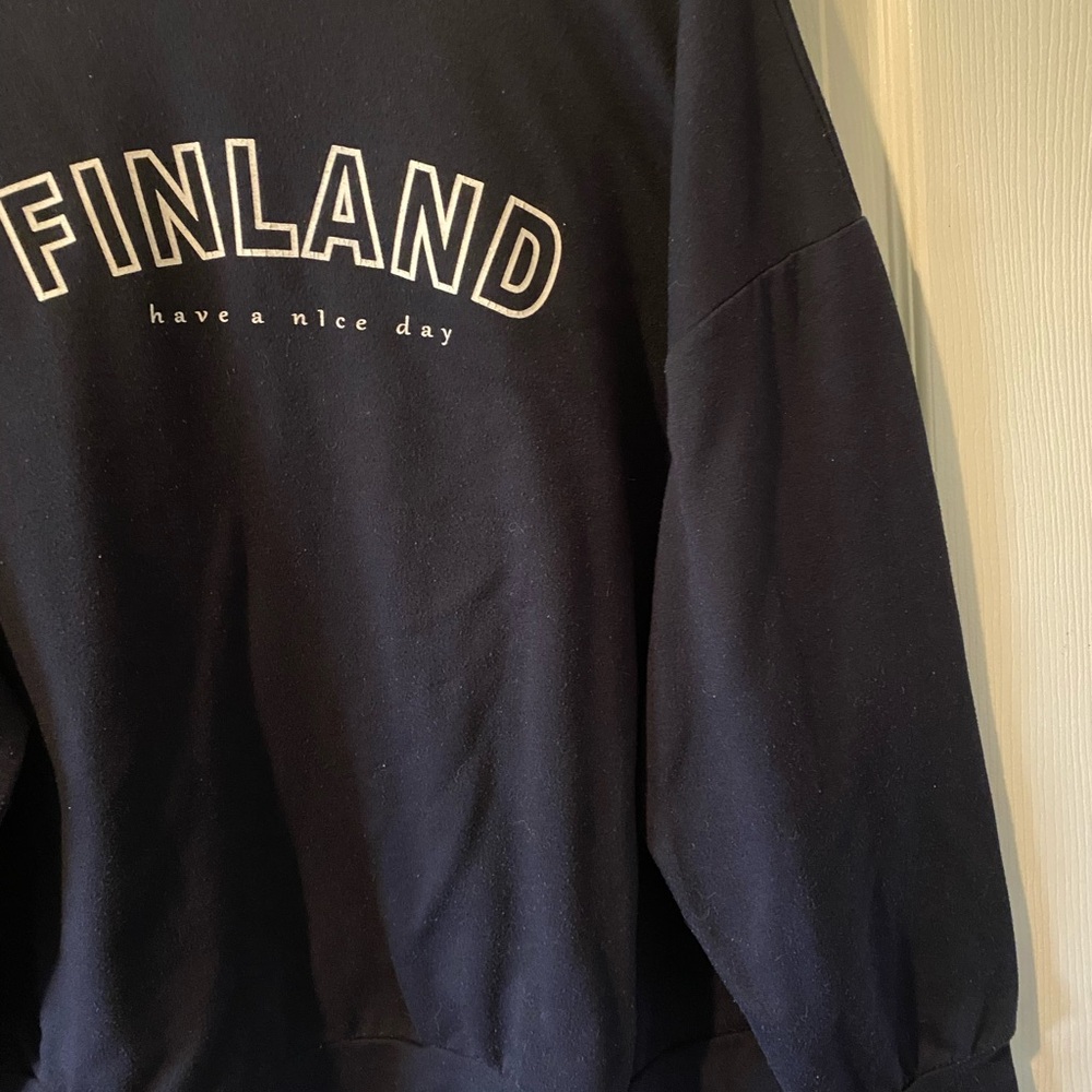 Finland Long-sleeve Navy Shirt - Picture 2 of 5